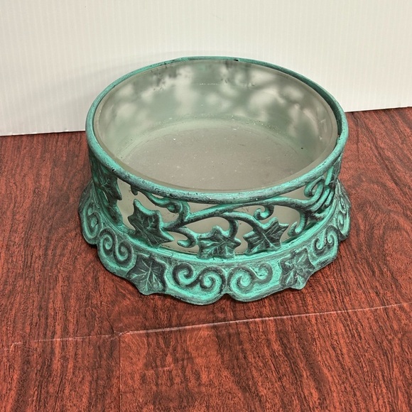 PartyLite Ivy Garden 3 wick Large Candle Holder - Picture 1 of 7